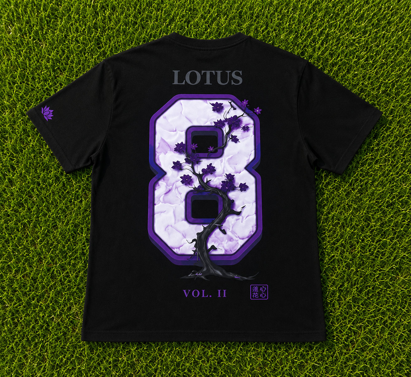 Black "OCHO Edition Lotus tee (Preorder)