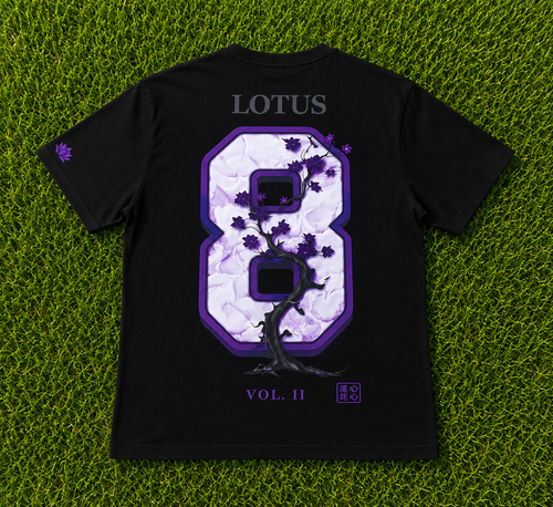 Black "OCHO Edition Lotus tee (Preorder)
