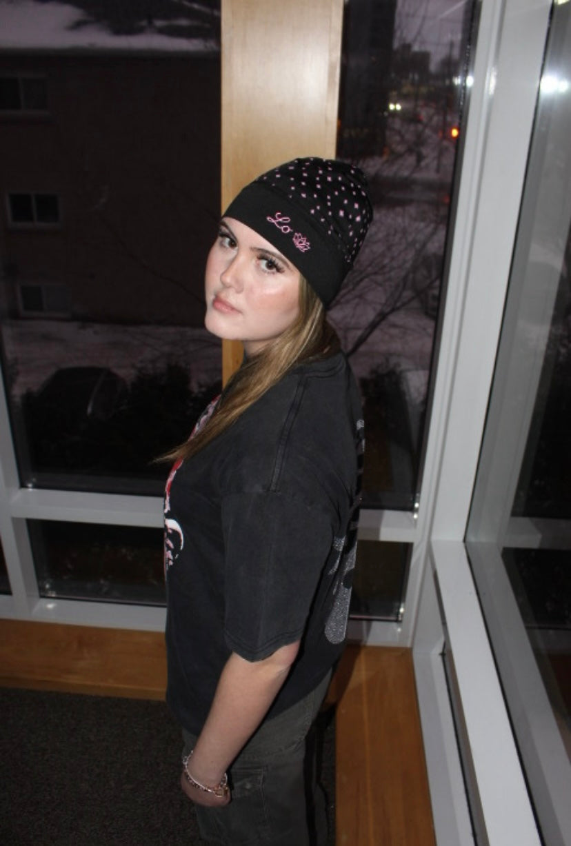 Pink Infinite Skull Cap